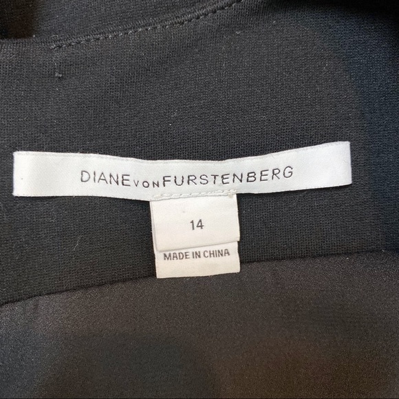 DIANE VON FURSTENBURG DVF Shanna Dress Black - Picture 6 of 6